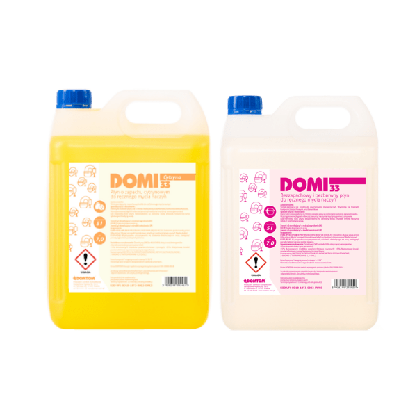 Domi 33 bezzapachowy i cytrynowy duże Domi 33 bezzapachowy i cytrynowy