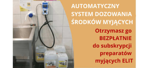 System dozowania preparatów myjących