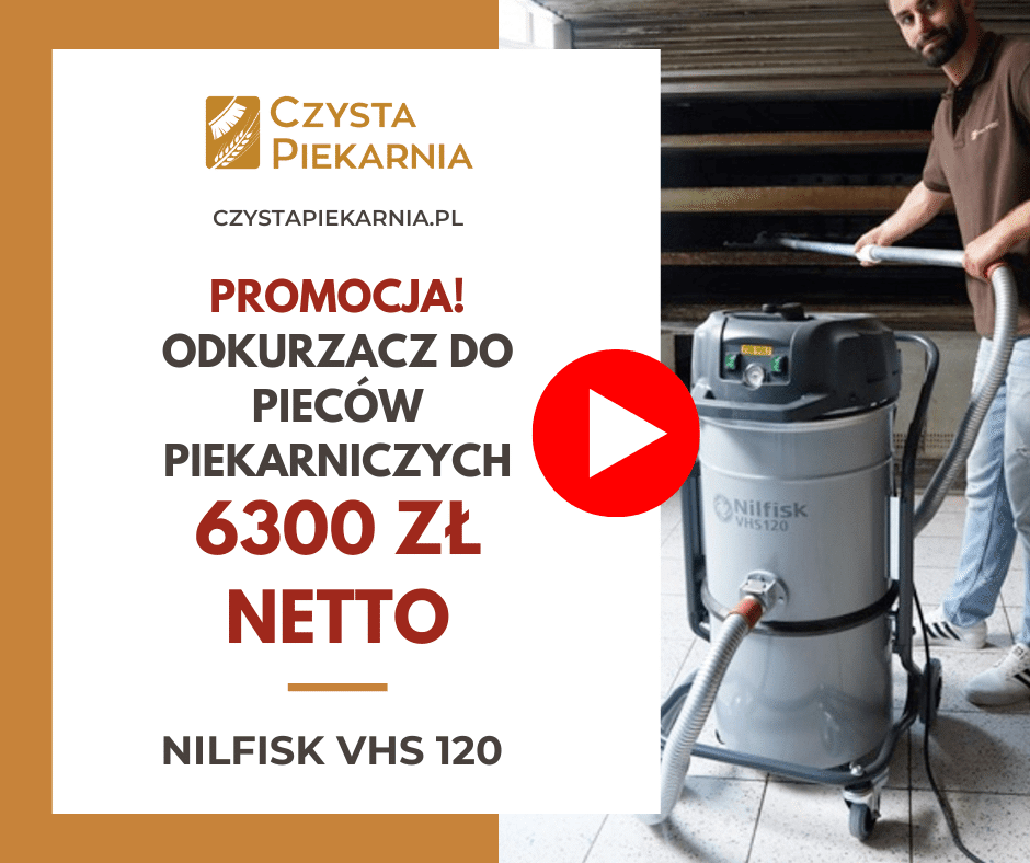 Odkurzacz piekarniczy Nilfisk VHS 120