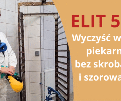 Instrukcja używania ELIT 550 środka do czyszczenia wózków piekarniczych
